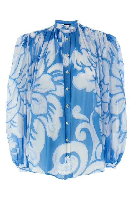 Camicia floreale - Azzurro (46 IT)