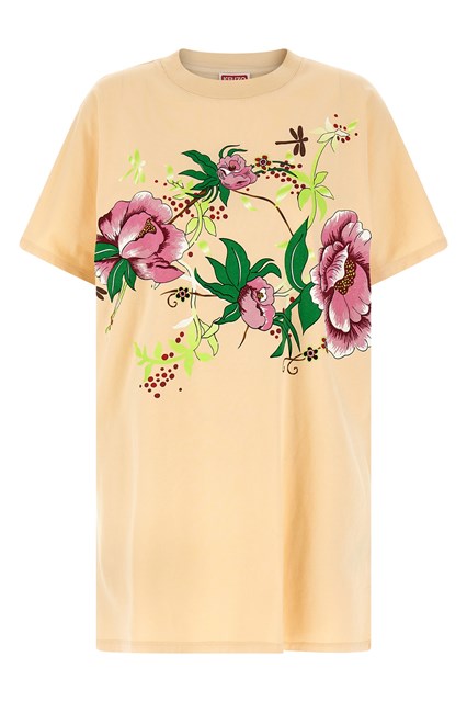 Abito 'Peonies Kimono' - Rosa