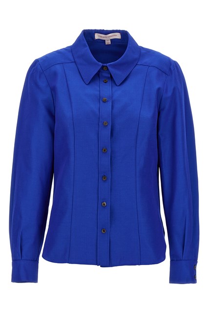 Camicia viscosa - Blu (2)