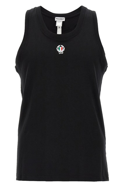 Tank top 'Sport Crest' - Nero (4)