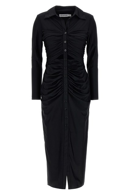 Abito 'Black Jersey Cut Out Midi' - Nero (10 UK)