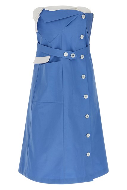 Abito mini destrutturato - Azzurro (38 IT)