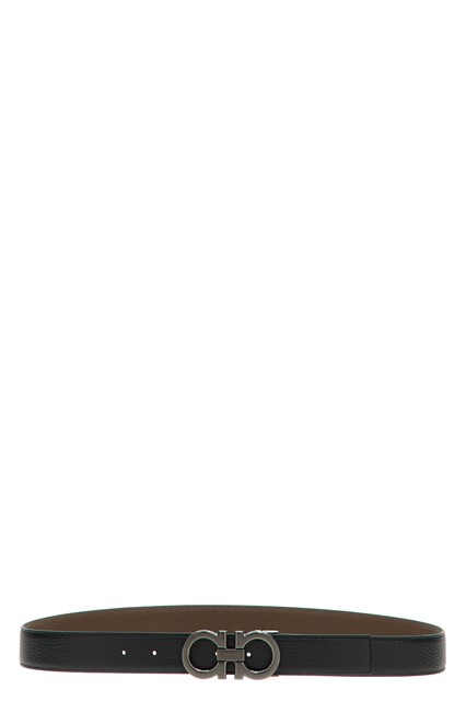 Cintura reversibile 'Gancini' - Multicolor (95 cm)