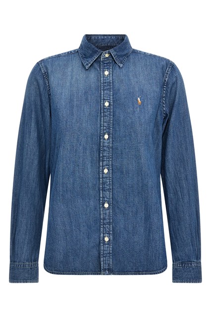 Camicia logo - Blu (8)