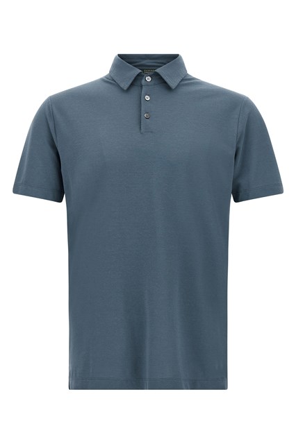 Polo 'Ice Cotton' - Blu (54 IT)