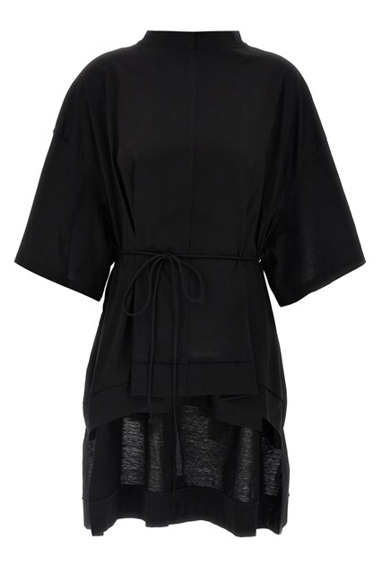 T-shirt asimmetrica - Nero