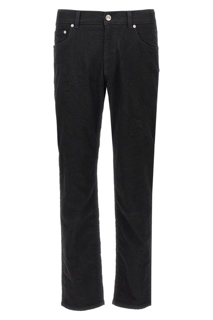 Jeans jacquard - Nero (30)