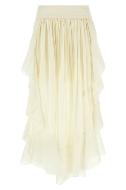 Gonna 'Acacia Ruffle' - Bianco