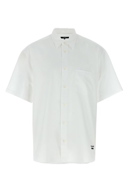 Camicia ricamo logo - Bianco