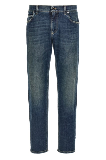 Logo plaque jeans