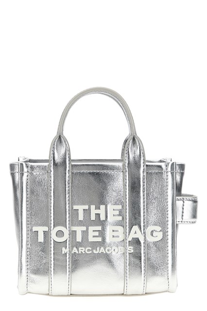 Tracolla 'The Metallic Leather Crossbody Tote' - Argento (U)