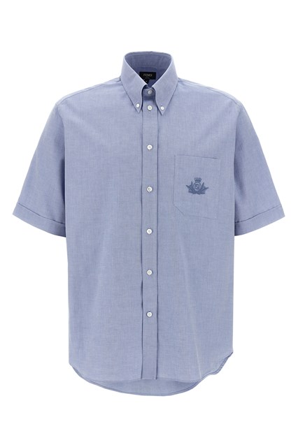 Camicia 'Fendi Crest' - Azzurro