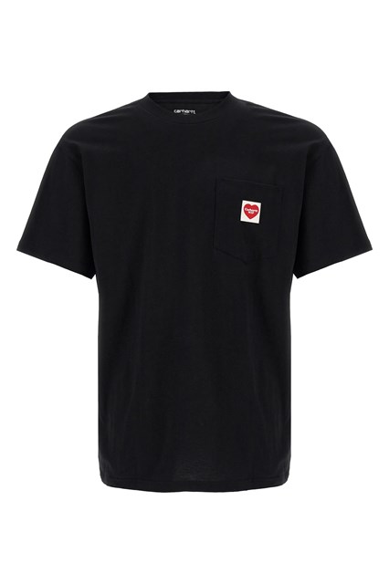 T-shirt 'Pocket Heart' - Nero (M)