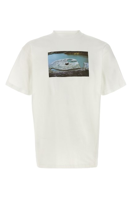 T-shirt 'Muddy Water' - Bianco