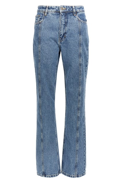 Velcro logo jeans
