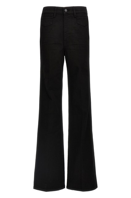 'Stretch Twill Denim Wide Flare' jeans