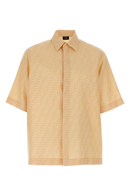 Camicia Jacquard FF - Beige