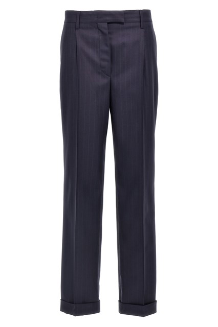 Pantalone gessato - Blu (36 IT)