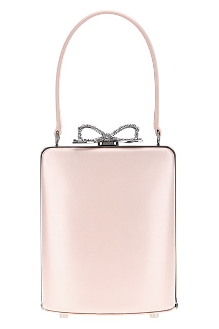 Borsa a mano 'Pink Leather Mini Bow' - Rosa (U)