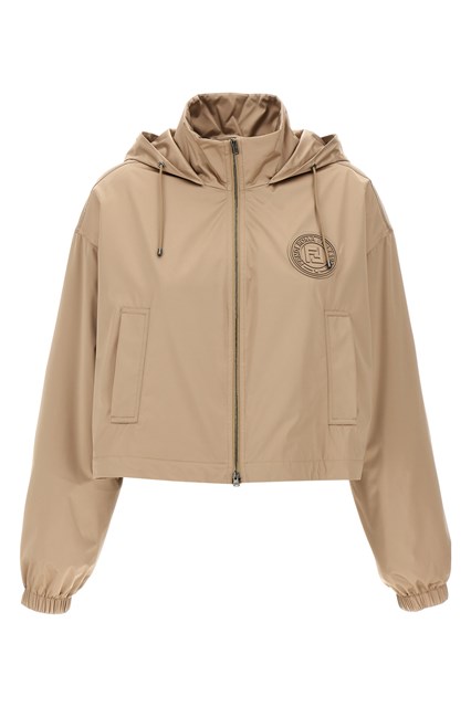 Giacca a vento 'Fendi Stamp 1925' - Marrone (XS)