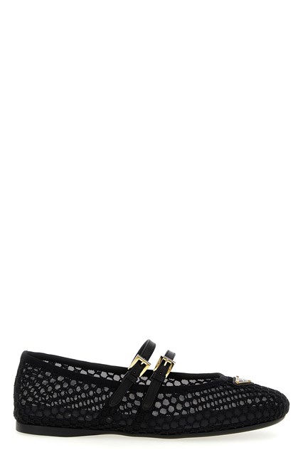 Ballerina doppio cinturino - Nero (36)