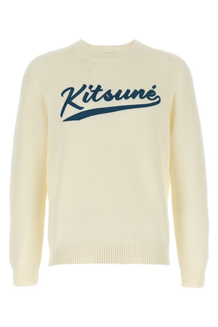 Maglione 'Kitsune Varsity' - Bianco