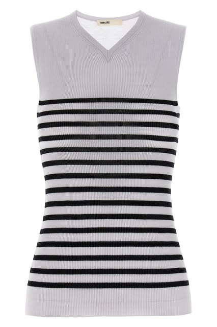 Top 'Renato' - Bianco/Nero (XS)