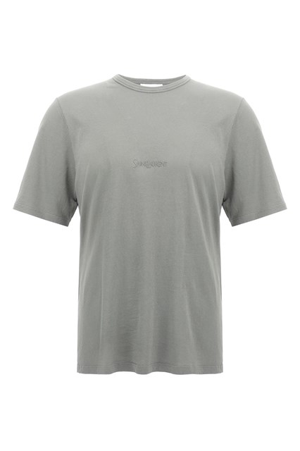 T-shirt ricamo logo - Grigio