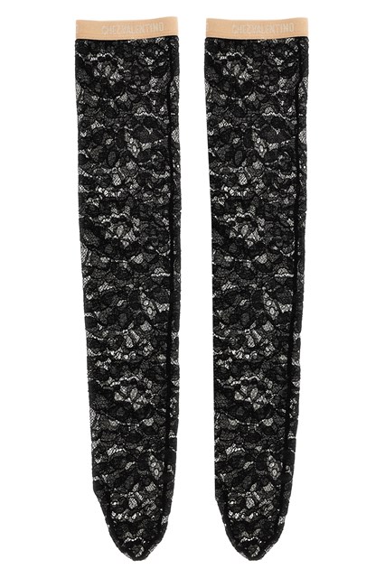 Gambaletto Valentino Garavani Pizzo Rebordè - Nero (S-M)