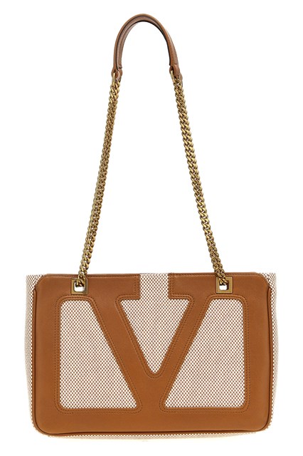 Shopping Valentino Garavani 'Viva Superstar' small - Beige