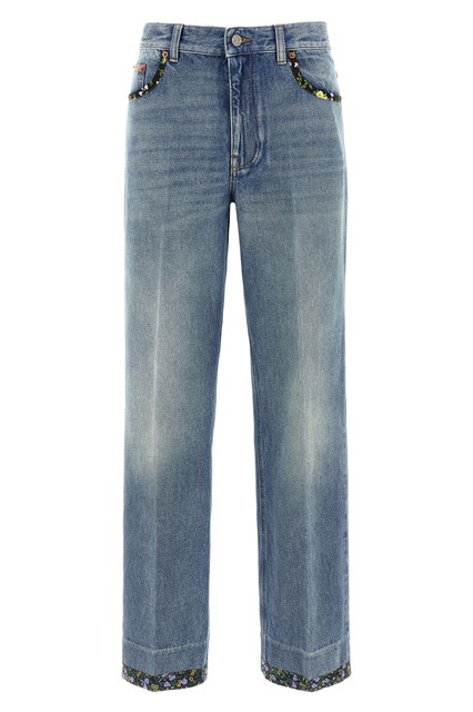 Jeans Valentino Garavani floreale - Blu (28)