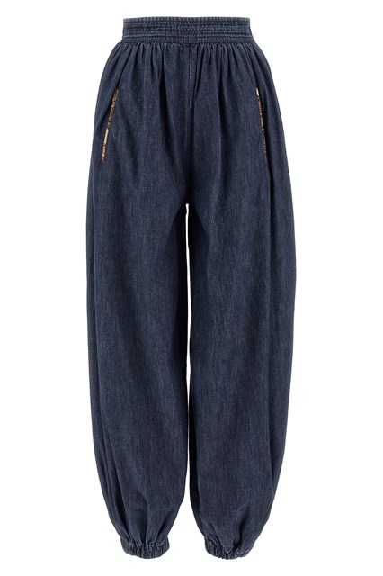 Pantalone Valentino Garavani Denim Chambray - Blu (38 IT)