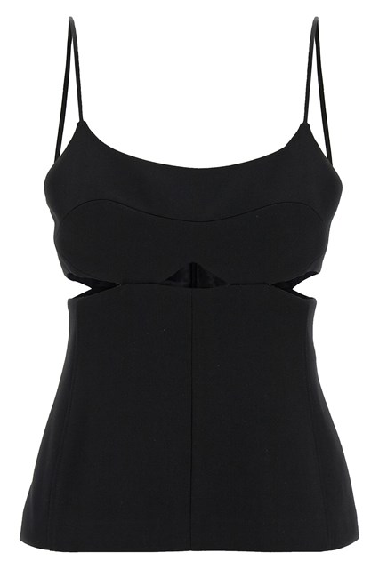 Top 'Cut-Out Cami' - Nero (12 UK)