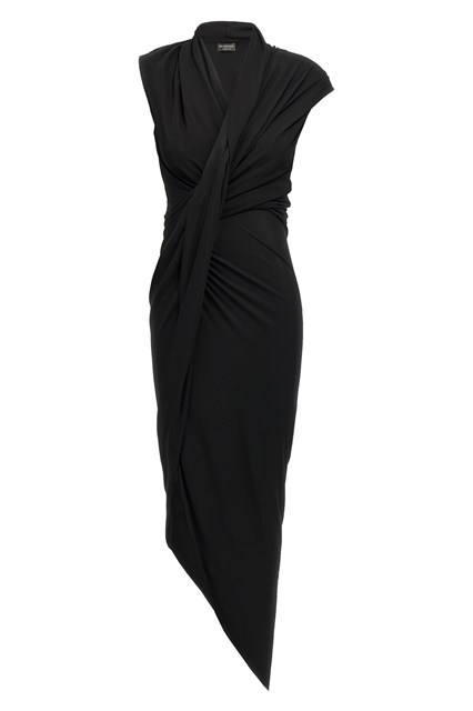 Abito drappeggiato - Nero (36 FR)