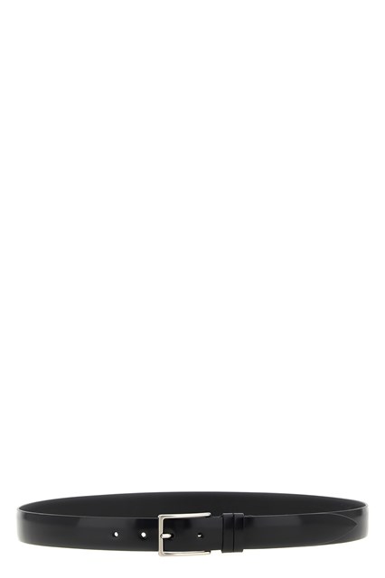 Cintura pelle - Nero (110 cm)