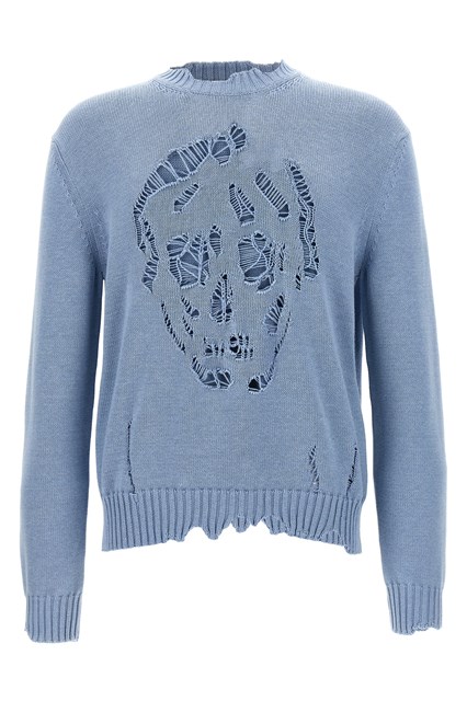 Maglione Skull - Azzurro