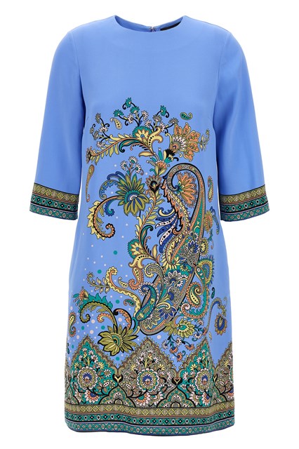 Abito stampa Paisley floreale