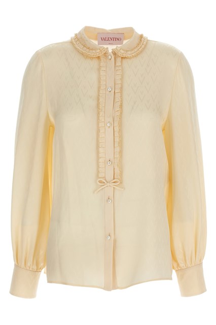 Camicia Valentino Garavani 'Toute la V' - Beige (44 IT)