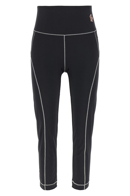Logo patch leggings