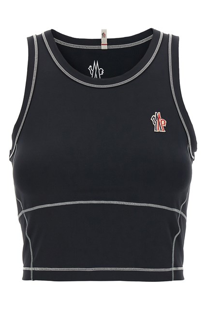 Logo patch sporty top