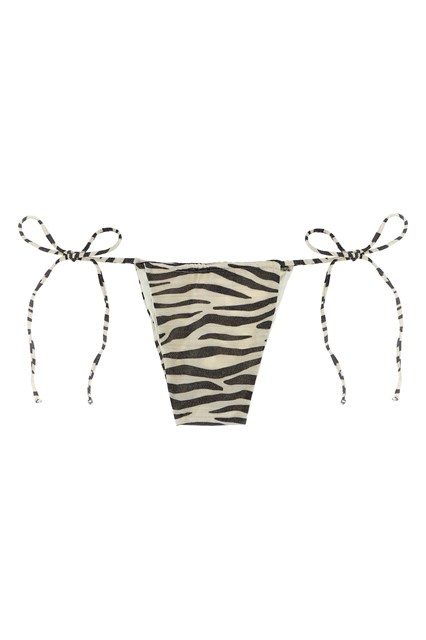 Slip bikini 'Colin' - Bianco/Nero (U)