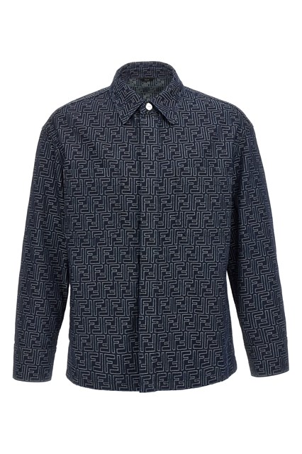 Overshirt denim FF - Blu (50 IT)