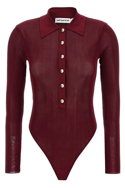 Body maglia viscosa - Bordeaux