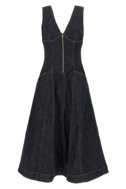 Abito 'Indigo Denim Midi' - Blu (6 UK)