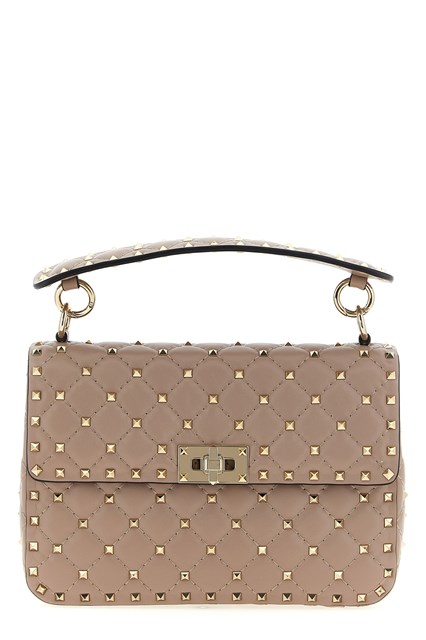 Borsa a spalla Valentino Garavani 'Rockstud Spike' - Rosa