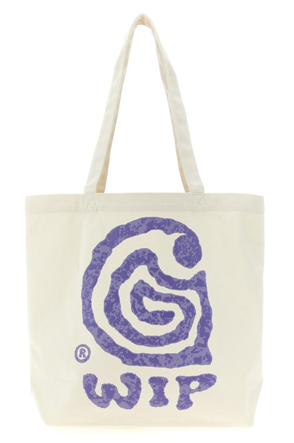 Shopping 'Canvas Graphic Tote' - Bianco (U)