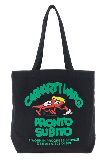 Shopping 'Canvas Graphic Tote' - Nero (U)
