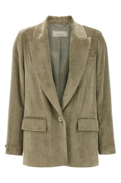 Blazer velluto coste - Verde (40 IT)
