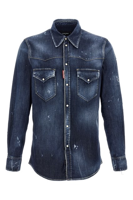 Camicia 'Fashion western' - Blu (48 IT)