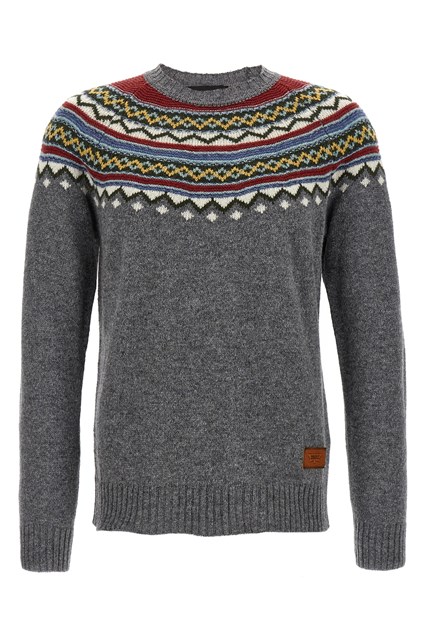Maglione intarsio - Multicolor